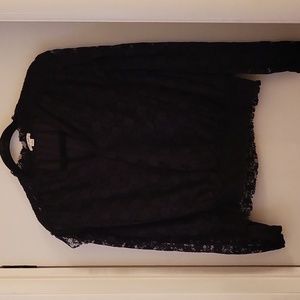 Long sleeve lace blouse